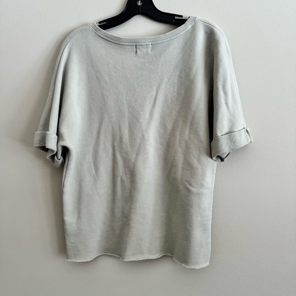 NATION • Short Sleeve V Neck Sweatshirt - Picture 2 of 4